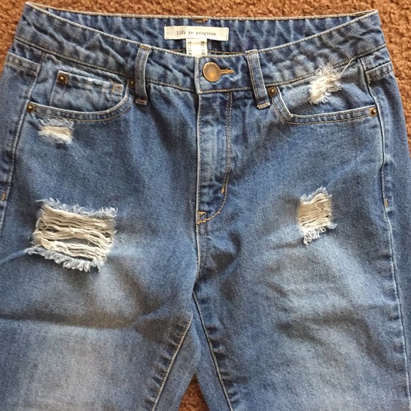 Life in Progress distressed Jeans Size 24 - Picture 4 of 6